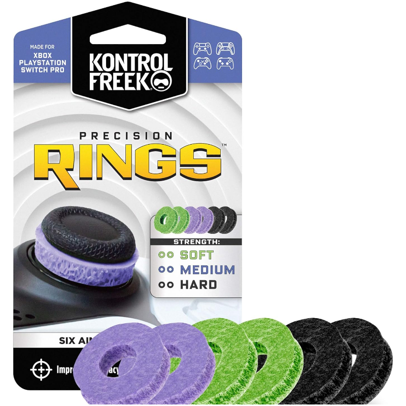 KontrolFreek Precision Rings (Black/Purple/Green)