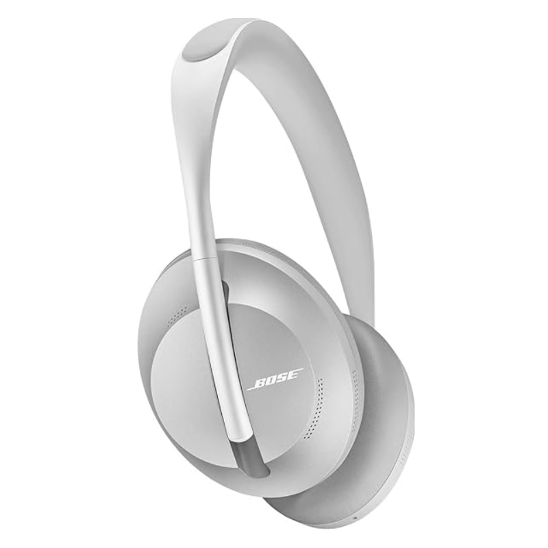 Bose Noise Cancelling Headphones 700 Over Ear, Wireless Bluetooth Headphones with Built-In Microphone for Clear Calls & Alexa Voice Control, Silver Luxe