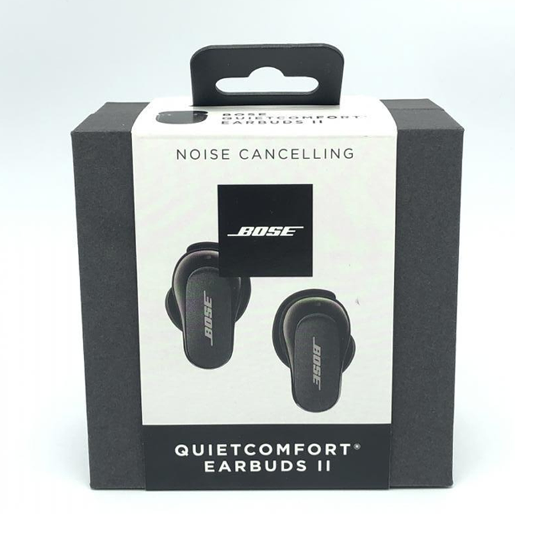 Bose QuietComfort Noise Cancelling Earbuds II – True Wireless Earphones with Personalized Noise Cancellation & Sound – Triple Black, Small (Open Sealed )