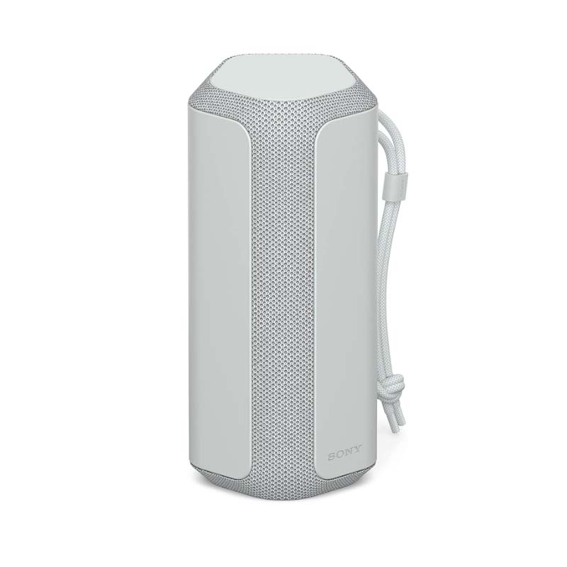 Sony SRS XE200 X Series Wireless Ultra Portable Bluetooth Speaker, IP67 Waterproof, Dustproof and Shockproof with 16 Hour Battery and Easy to Carry Strap, Light Gray New, SRSXE200/H