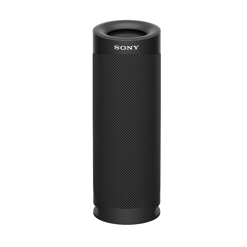 Sony SRS-XB23 Wireless Extra Bass Bluetooth Speaker with 12 Hours Battery Life, Party Connect, Waterproof, Dustproof, Rustproof, Mic, Loud Audio for Phone Calls (Black), Compact