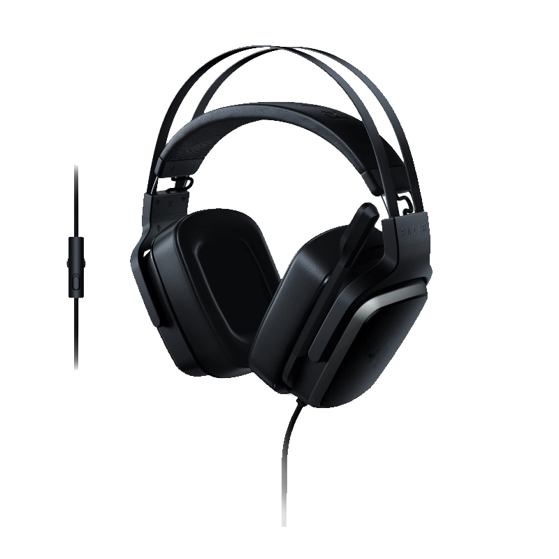 RAZER TIAMAT 2.2 V2: Dual Subwoofers - In-Line Audio Control - Rotatable Boom Mic - Gaming Headset Works with PC, PS4, Xbox One, Switch, & Mobile Devices