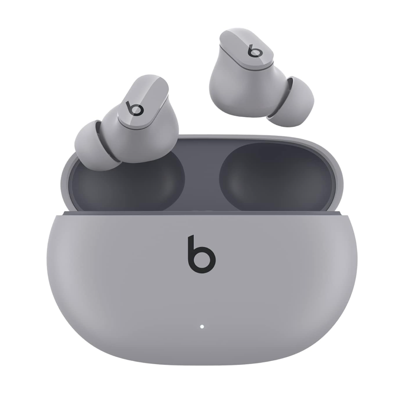 beats Studio Buds True Wireless Noise Cancelling Earphones - Active Noise Cancelling, Sweat Resistant Earbuds Compatible with Apple & Android Class 1 Bluetooth, Built in Microphone - Moon Grey - (Open Sealed)