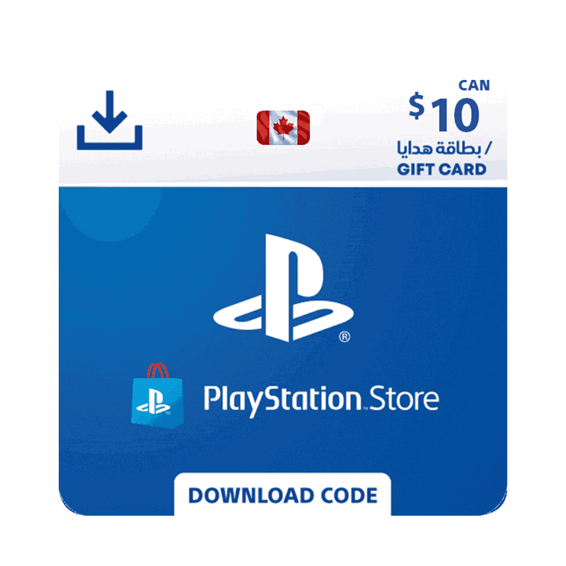 PlayStation Network Gift Card 10 USD  - PSN Canadian