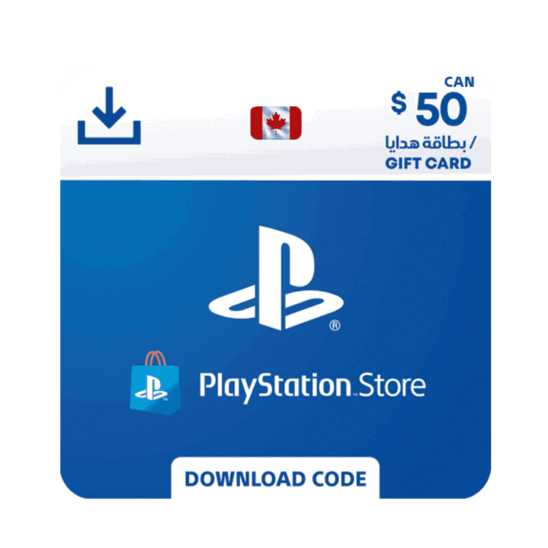 PlayStation Network Gift Card 50 USD  - PSN Canadian