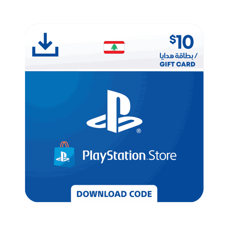PlayStation Network Gift Card 10 USD  - PSN Lebanon