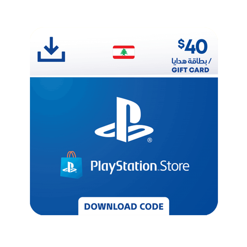 PlayStation Network Gift Card 40 USD  - PSN Lebanon