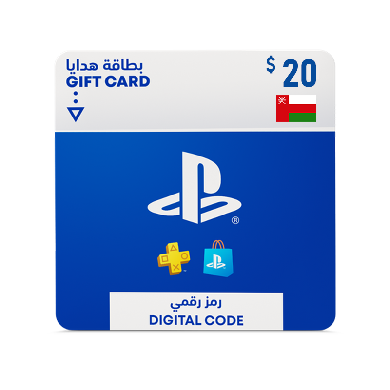 PlayStation Network Gift Card 20 USD  - PSN Oman