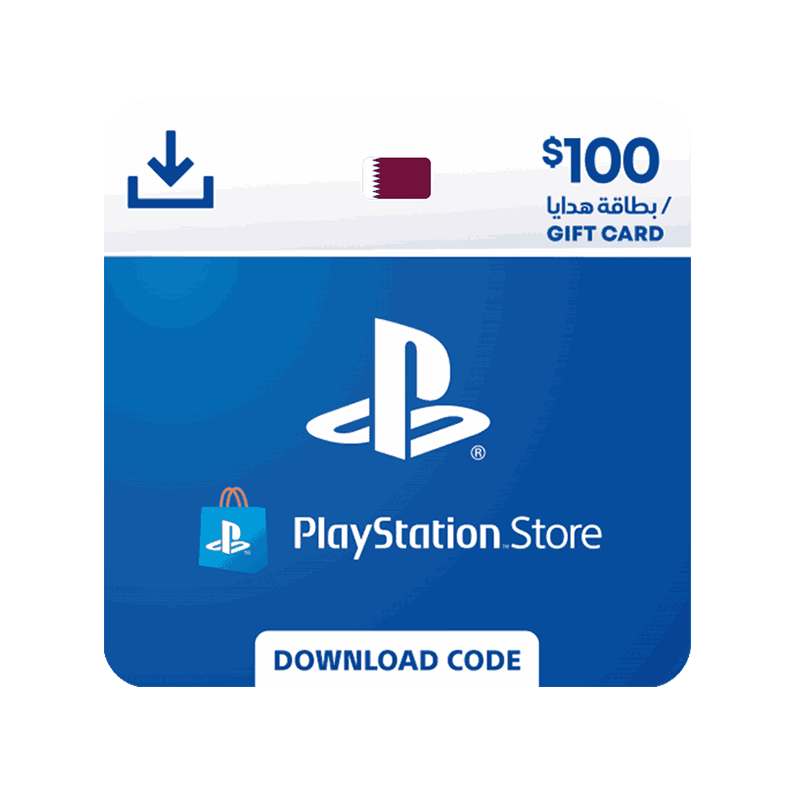 PlayStation Network Gift Card 100 USD  - PSN Qatar