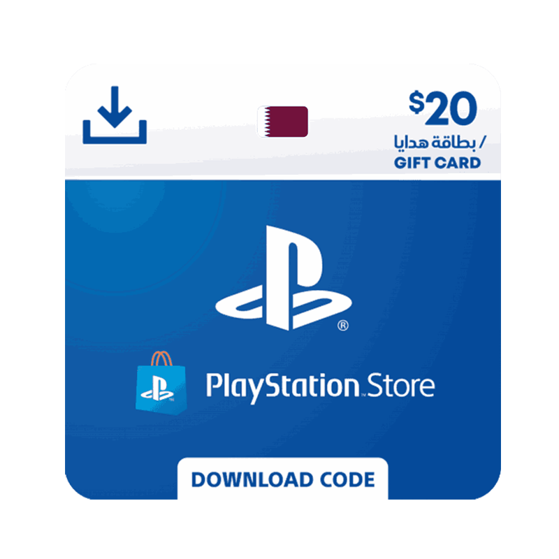 PlayStation Network Gift Card 20 USD  - PSN Qatar