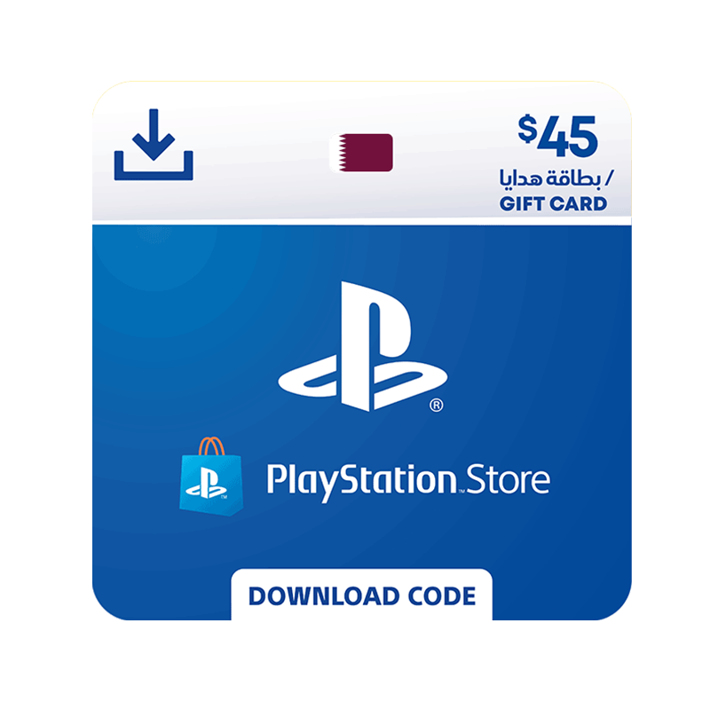 PlayStation Network Gift Card 45 USD  - PSN Qatar