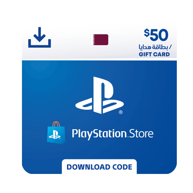 PlayStation Network Gift Card 50 USD  - PSN Qatar
