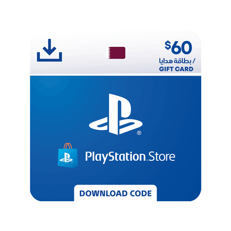 PlayStation Network Gift Card 60 USD  - PSN Qatar