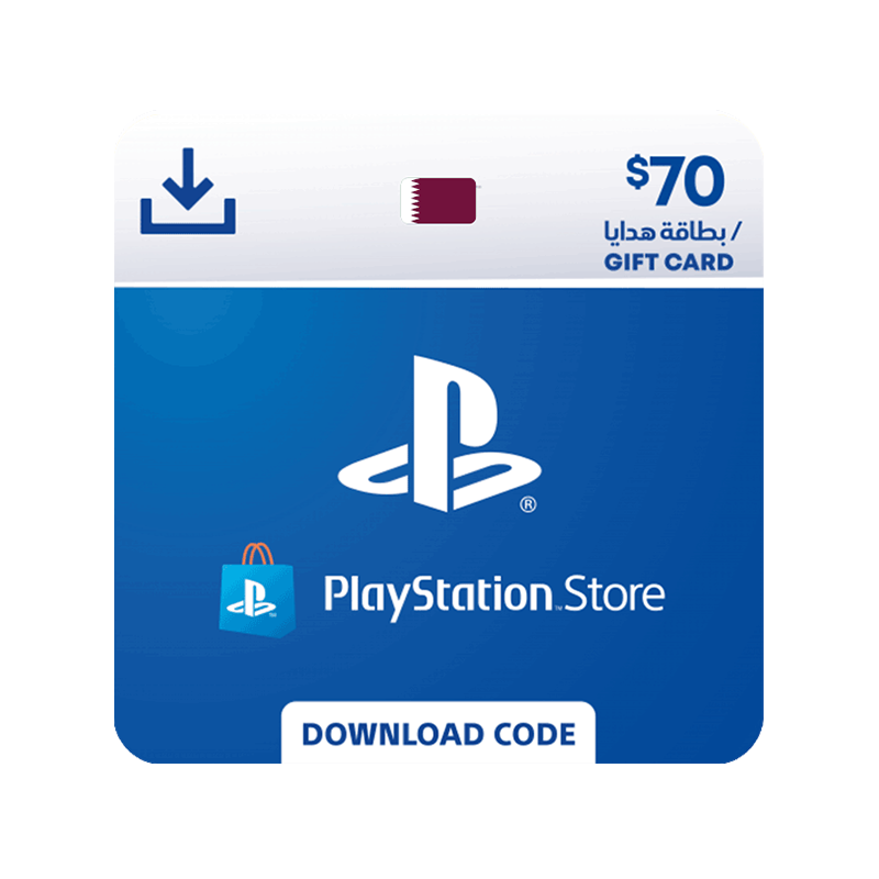 PlayStation Network Gift Card 70 USD  - PSN Qatar