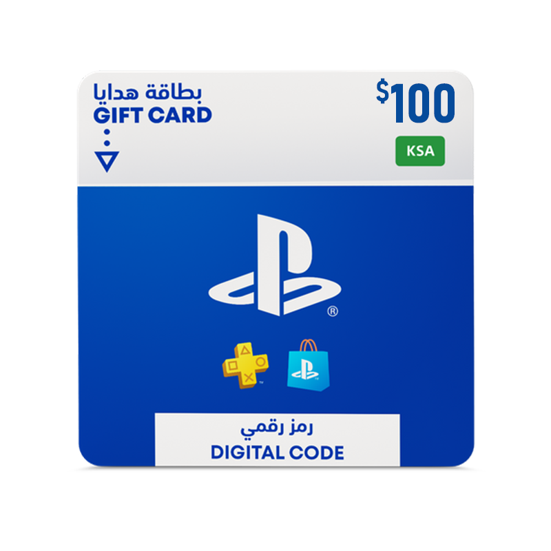 PlayStation Network Gift Card 100 USD - PSN Saudi
