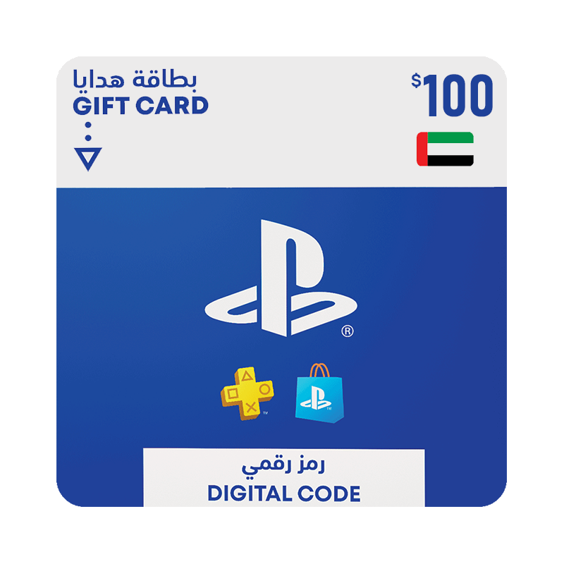 PlayStation Network Gift Card 100 USD - PSN UAE