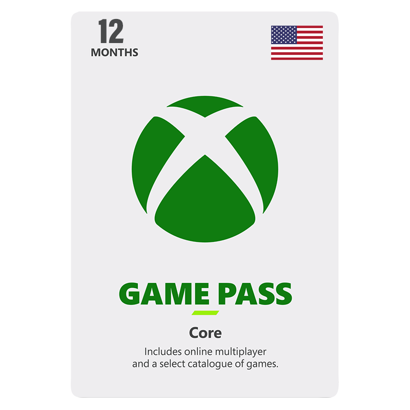 Xbox Game Pass Core12 Month USA