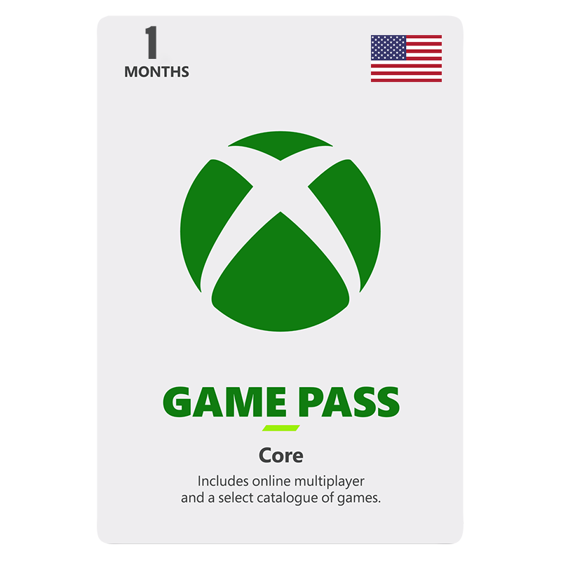 Xbox Game Pass Core 1 Month USA