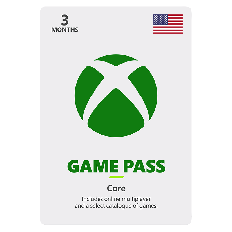 Xbox Game Pass Core 3 Month USA