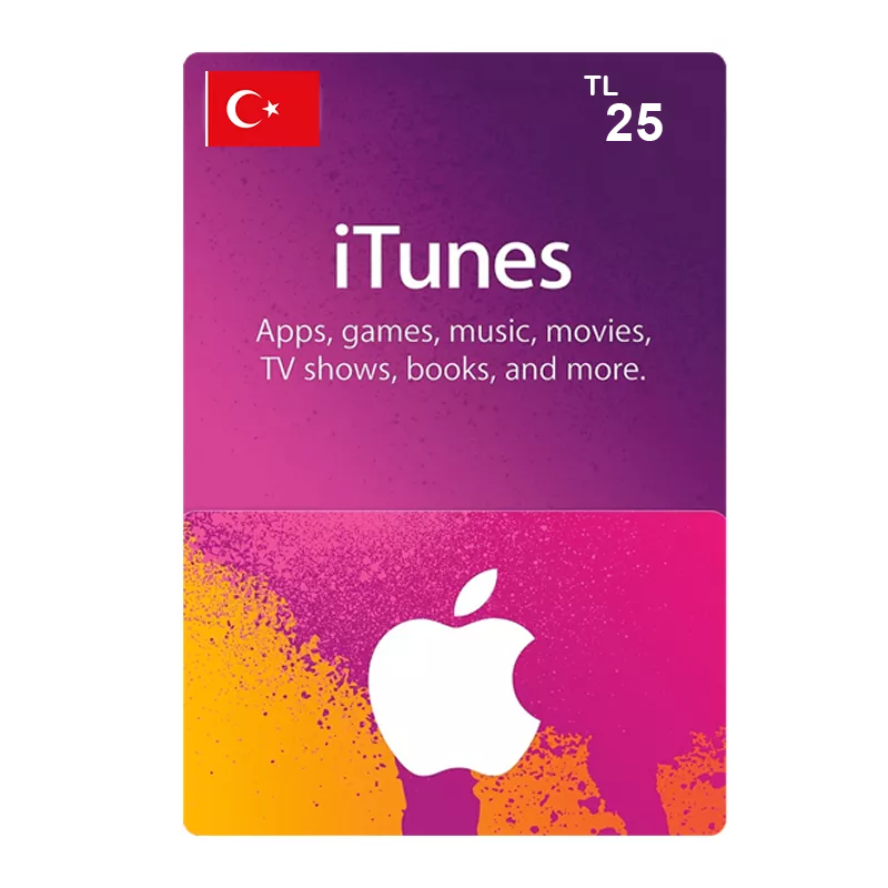 Apple iTunes Gift Card Turkey Store 25 TL