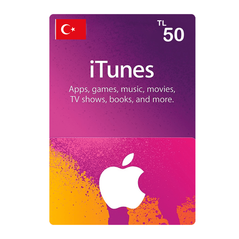 Apple iTunes Gift Card Turkey Store 50TL