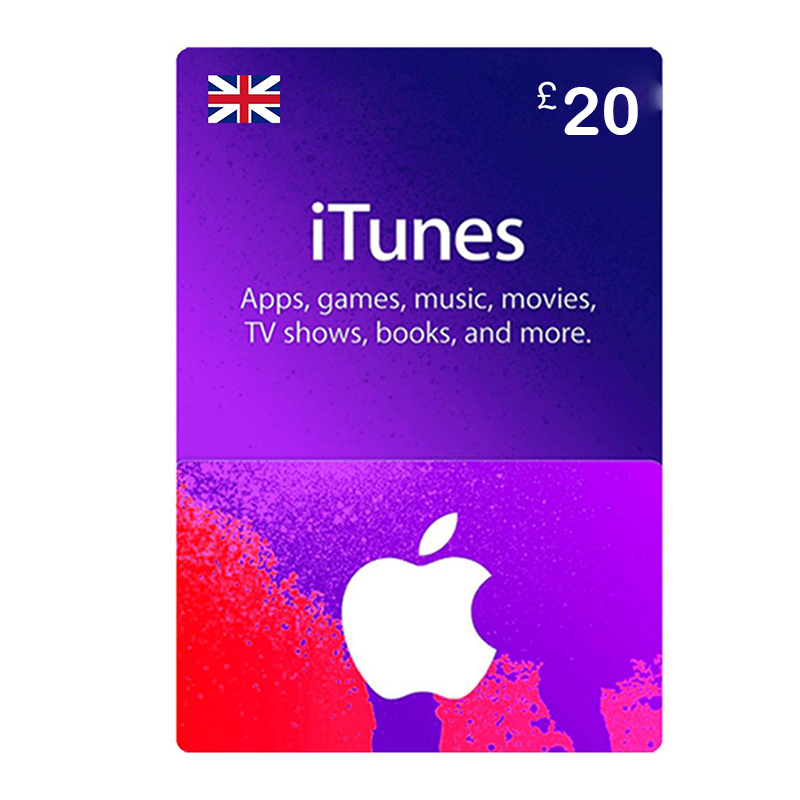 Apple iTunes Gift Card British Store 20 GBP