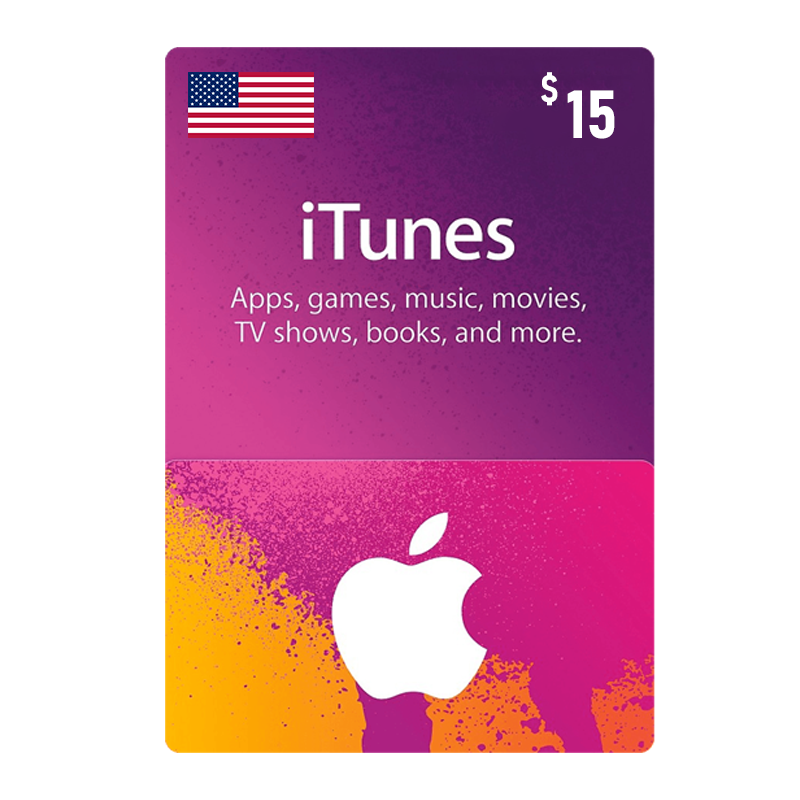 Apple iTunes Gift Card USA Store 15$ 