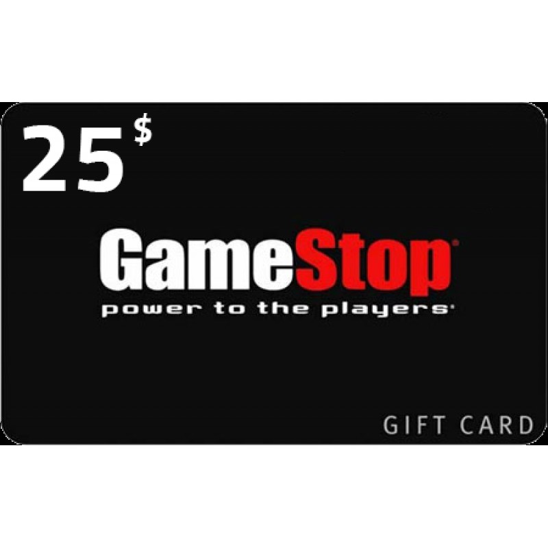Game Stop Card 25 USD