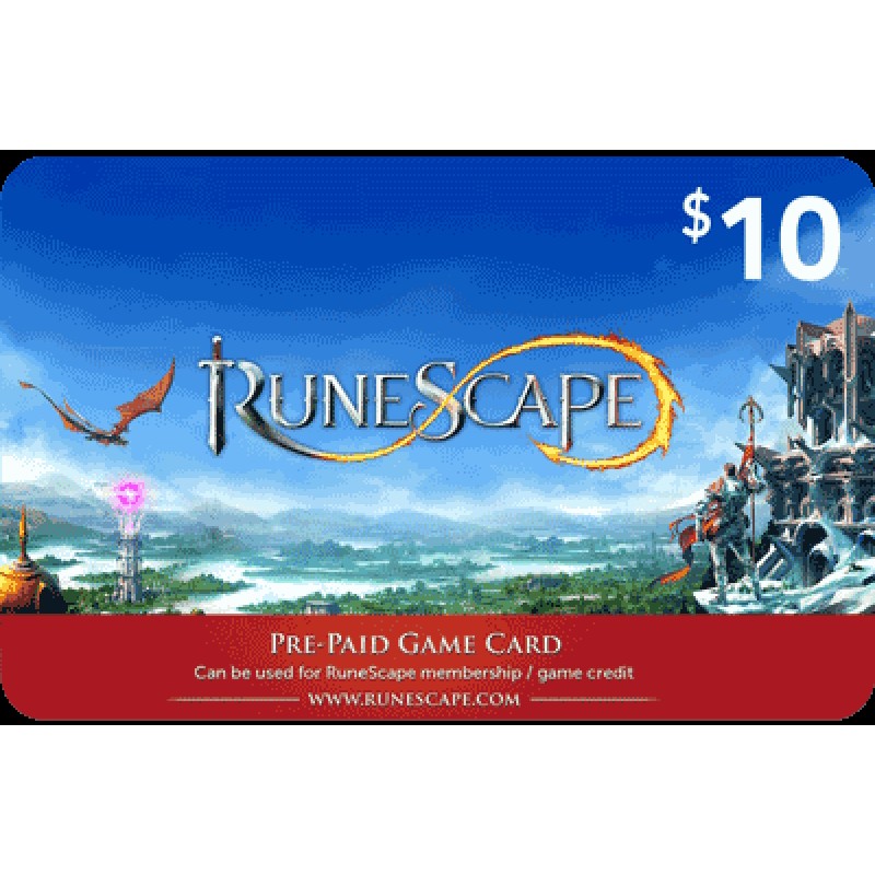 Runescape cards 10 $ - USA