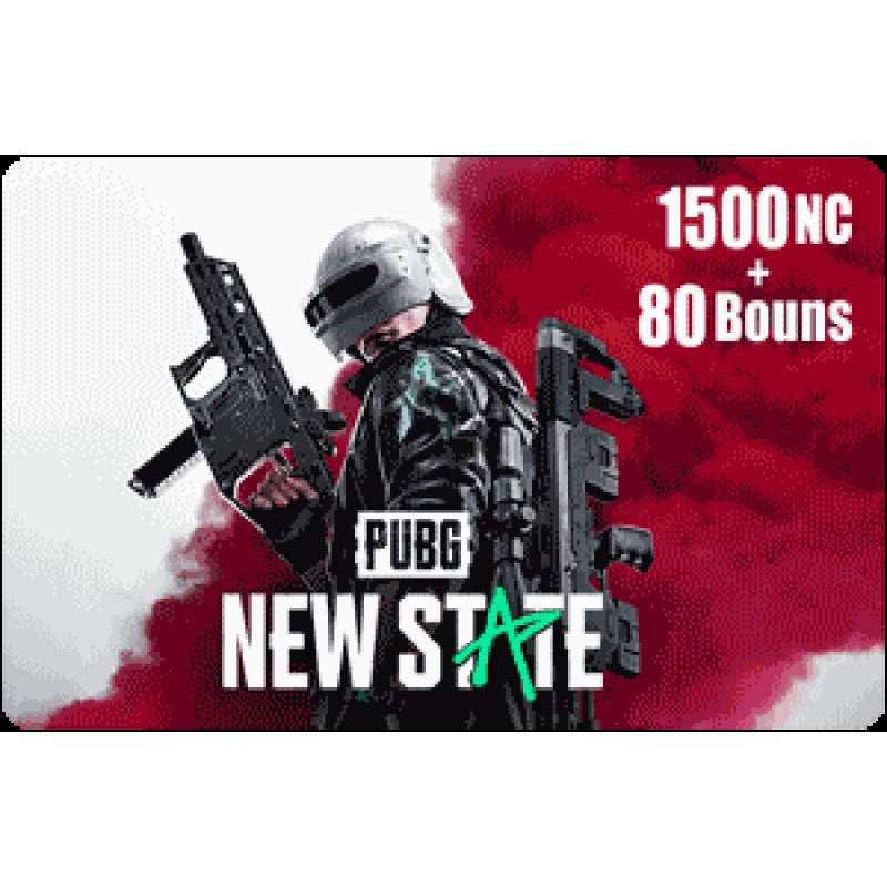 PUBG New State - 1500 NC + 80 Bonus