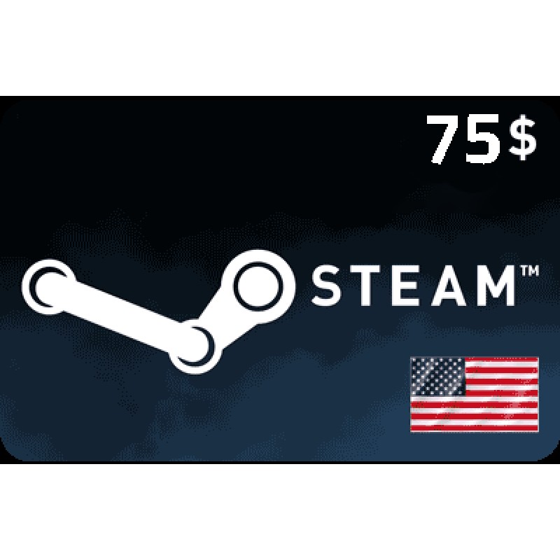 USA Steam Cards - $75