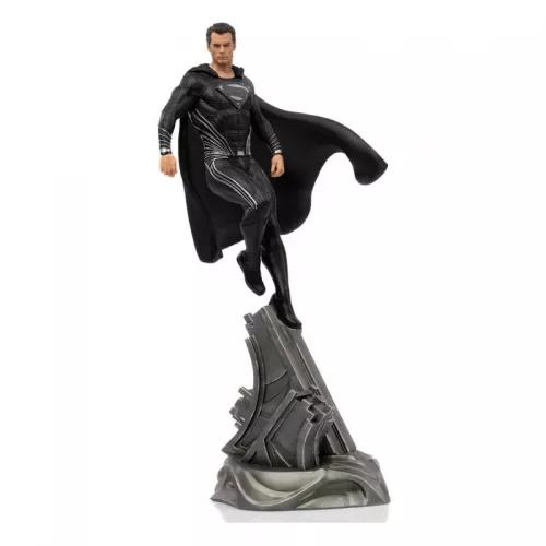 ZACK SNYDER'S JUSTICE LEAGUE - SUPERMAN BLACK ART SCALE 1/10 STATUE BY IRON  STUDIOS