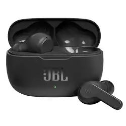 JBL Wave200 True Wireless Earbud Headphones, Deep Powerful Bass, 20H Battery, Dual Connect, Hand-Free Call, Voice Assistant, Comfortable Fit, IPX2 Sweatproof, Pocket Friendly - Black, JBLW200TWSBLK JBL Wave200 True Wireless Earbud Headphones, Deep Powerful Bass, 20H Battery, Dual Connect, Hand-Free Call, Voice Assistant, Comfortable Fit, IPX2 Sweatproof, Pocket Friendly - Black, JBLW200TWSBLK