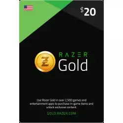 Razer Gift Card USA Store USD 20 Razer Gift Card USA Store USD 20