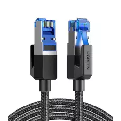 UGREEN Ethernet Cable 1M Cat 8 Gigabit Network Cable High-Speed 40Gbps 2000MHz RJ45 Internet Cable Braided Double Shielded Ethernet Cable Compatible with Gaming Switch PS4 PS5 PC Router TV Xbox (80429)- (Used) UGREEN Ethernet Cable 1M Cat 8 Gigabit Network Cable High-Speed 40Gbps 2000MHz RJ45 Internet Cable Braided Double Shielded Ethernet Cable Compatible with Gaming Switch PS4 PS5 PC Router TV Xbox (80429)- (Used)