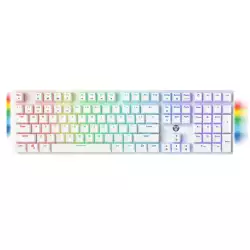 FANTECH MAXFIT108 MK855 RGB Mechanical Keyboard White FANTECH MAXFIT108 MK855 RGB Mechanical Keyboard White