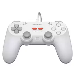 GameSir Tegenaria Lite Wired Symmetric Game Controller, Wired 1000Hz Polling Rate, Hall Effect Joysticks and 2 Remappable Buttons, Dual Vibration, Turbo, PC Gaming Controller, White| T3 LITE GameSir Tegenaria Lite Wired Symmetric Game Controller, Wired 1000Hz Polling Rate, Hall Effect Joysticks and 2 Remappable Buttons, Dual Vibration, Turbo, PC Gaming Controller, White| T3 LITE