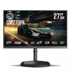 Cooler Master Monitor Gaming 27 Inch QHD IPS, 1ms MPRT, HDR400, 240Hz, Adaptive Sync GM27QPA Cooler Master Monitor Gaming 27 Inch QHD IPS, 1ms MPRT, HDR400, 240Hz, Adaptive Sync GM27QPA