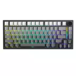 ATTACK SHARK X820Ultra Tri-mode Gasket Mechanical Keyboard 75% Gasket-mounted Bluetooth 5.1/2.4G Wireless & Type-C Wired Mechanical Keyboard - Black Gradient + Gift Switch ATTACK SHARK X820Ultra Tri-mode Gasket Mechanical Keyboard 75% Gasket-mounted Bluetooth 5.1/2.4G Wireless & Type-C Wired Mechanical Keyboard - Black Gradient + Gift Switch