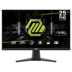 MSI MAG 256F Gaming Monitor, 25" Rapid IPS Display, FHD Resolution, 180Hz Refresh Rate, 1ms (GtG) Response Time, Adaptive Sync Technology, 1.07b Color Support, Anti-Flicker, Black | 9S6-3BC11H-006 MSI MAG 256F Gaming Monitor, 25" Rapid IPS Display, FHD Resolution, 180Hz Refresh Rate, 1ms (GtG) Response Time, Adaptive Sync Technology, 1.07b Color Support, Anti-Flicker, Black | 9S6-3BC11H-006