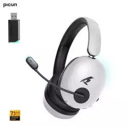 Picun UG-10A Gaming Wireless Headphone with Mic Over-Ear Headset - Black White | RZHP153 Picun UG-10A Gaming Wireless Headphone with Mic Over-Ear Headset - Black White | RZHP153