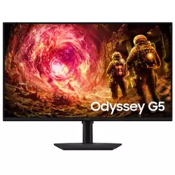 SAMSUNG Odyssey G5 G50F Gaming Monitor, 32" IPS Display, QHD Resolution, 180Hz Refresh Rate,1ms (GtG) Response Time, AMD FreeSync & G-Sync Compatible, 16.7m Color Display, Black | LS32FG502EMXUE SAMSUNG Odyssey G5 G50F Gaming Monitor, 32" IPS Display, QHD Resolution, 180Hz Refresh Rate,1ms (GtG) Response Time, AMD FreeSync & G-Sync Compatible, 16.7m Color Display, Black | LS32FG502EMXUE