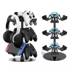 DeadSkull Multifunctional Game Controller Rack with Three Layers - Black DeadSkull Multifunctional Game Controller Rack with Three Layers - Black