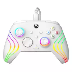 PDP Afterglow Wave Wired RGB Controller for Xbox & PC - White PDP Afterglow Wave Wired RGB Controller for Xbox & PC - White