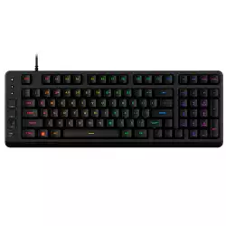 HyperX - Eve 1800 Compact Wired Membrane Gaming Keyboard with RGB Back Lighting - Black HyperX - Eve 1800 Compact Wired Membrane Gaming Keyboard with RGB Back Lighting - Black