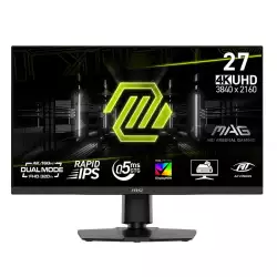 MSI MAG 272URDF E16 27-Inch Dual-Mode Gaming Monitor – 4K UHD 160Hz / FHD 320Hz Rapid IPS – Black MSI MAG 272URDF E16 27-Inch Dual-Mode Gaming Monitor – 4K UHD 160Hz / FHD 320Hz Rapid IPS – Black