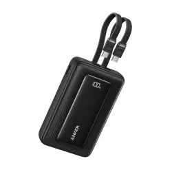 Anker Zolo Power Bank 20,000mAh 45W Dual Built-In USB-C Cables – Black | A110MH12 Anker Zolo Power Bank 20,000mAh 45W Dual Built-In USB-C Cables – Black | A110MH12