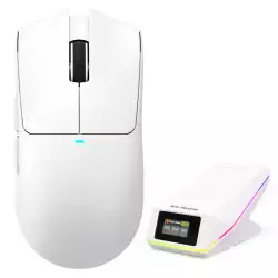 ATTACK SHARK X11 PRO V2 Wireless Gaming Mouse with TFT Display Charging Dock – White ATTACK SHARK X11 PRO V2 Wireless Gaming Mouse with TFT Display Charging Dock – White