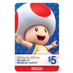 Nintendo eShop Gift Card USA Store USD 5 Nintendo eShop Gift Card USA Store USD 5