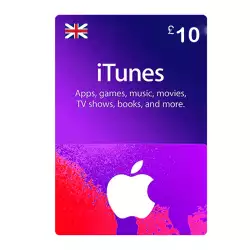 Apple iTunes Gift Card British Store 10 GBP Apple iTunes Gift Card British Store 10 GBP